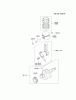 Kawasaki Motoren FE120G-GS00 - Kawasaki FE120G 4-Stroke Engine Ersatzteile PISTON/CRANKSHAFT