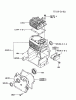 Kawasaki Motoren FA210D-HS05 - Kawasaki FA210D 4-Stroke Engine Ersatzteile CYLINDER/CRANKCASE