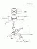 Kawasaki Motoren FA210D-HS05 - Kawasaki FA210D 4-Stroke Engine Ersatzteile PISTON/CRANKSHAFT