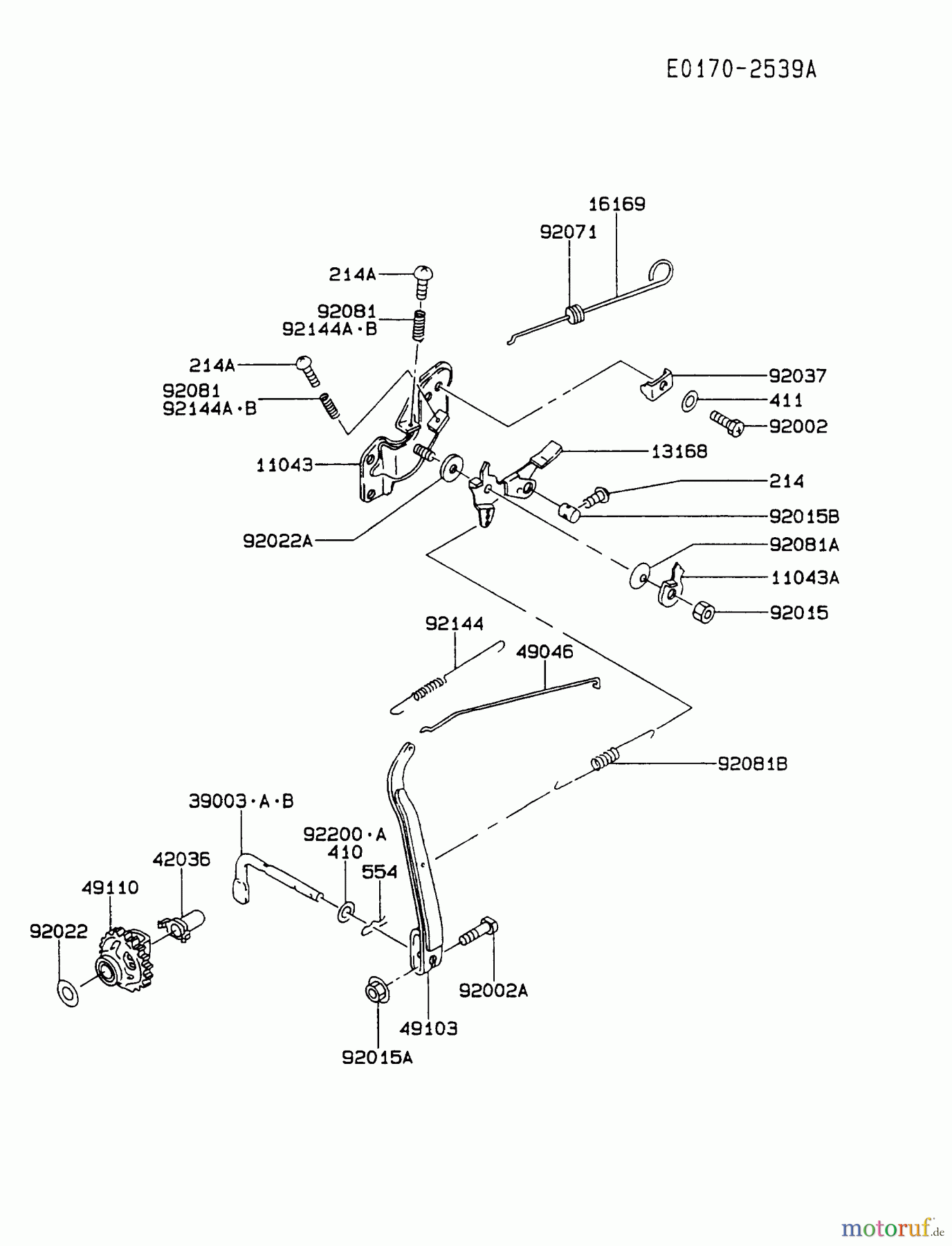  Kawasaki Motoren Motoren, Horizontal FA210R-KS00 - Kawasaki FA210R 4-Stroke Engine CONTROL-EQUIPMENT