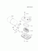 Kawasaki Motoren FD501D-AS01 - Kawasaki FD501D 4-Stroke Engine Ersatzteile AIR-FILTER/MUFFLER
