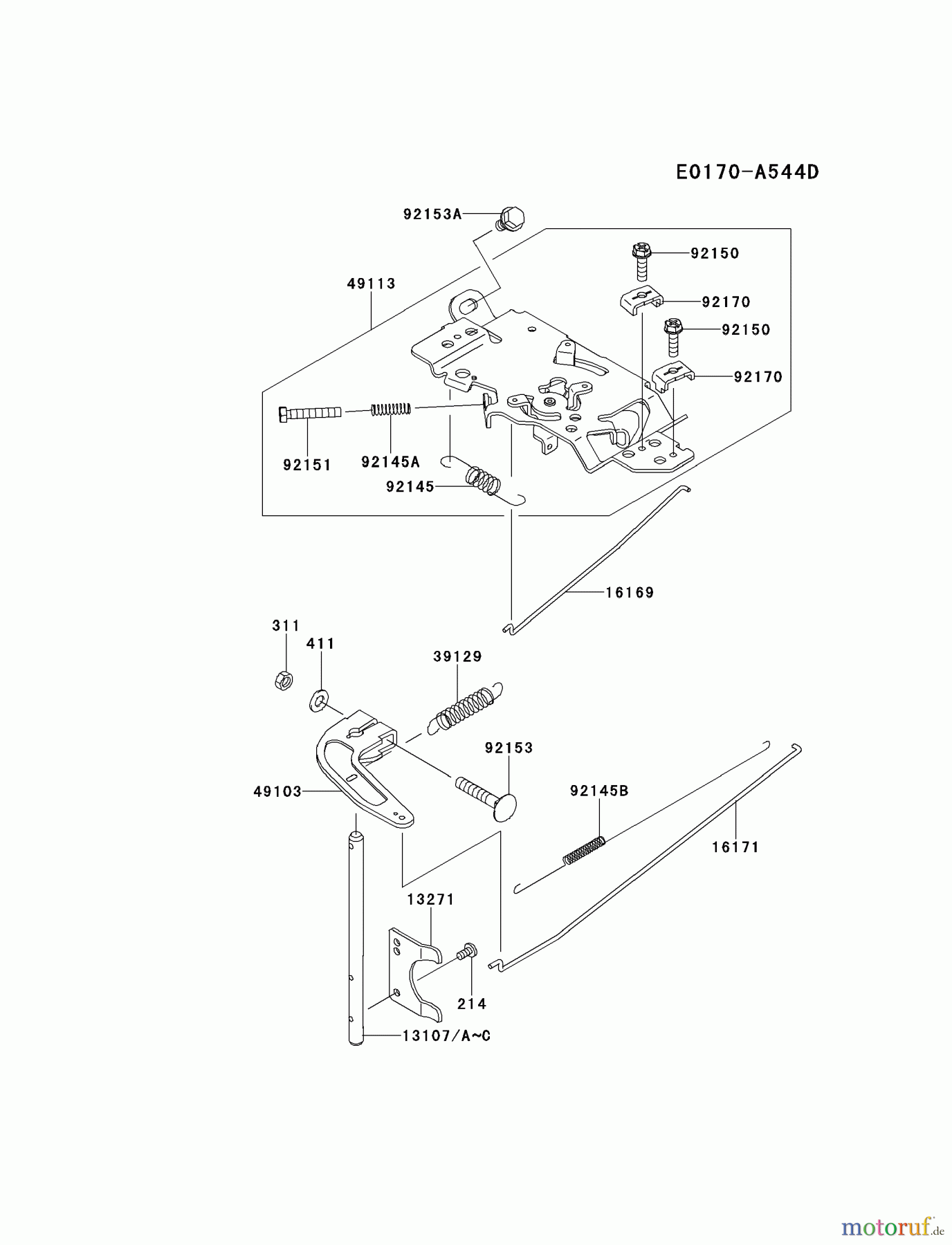  Kawasaki Motoren Motoren, Horizontal FH770D-CS01 - Kawasaki FH770D 4-Stroke Engine CONTROL-EQUIPMENT