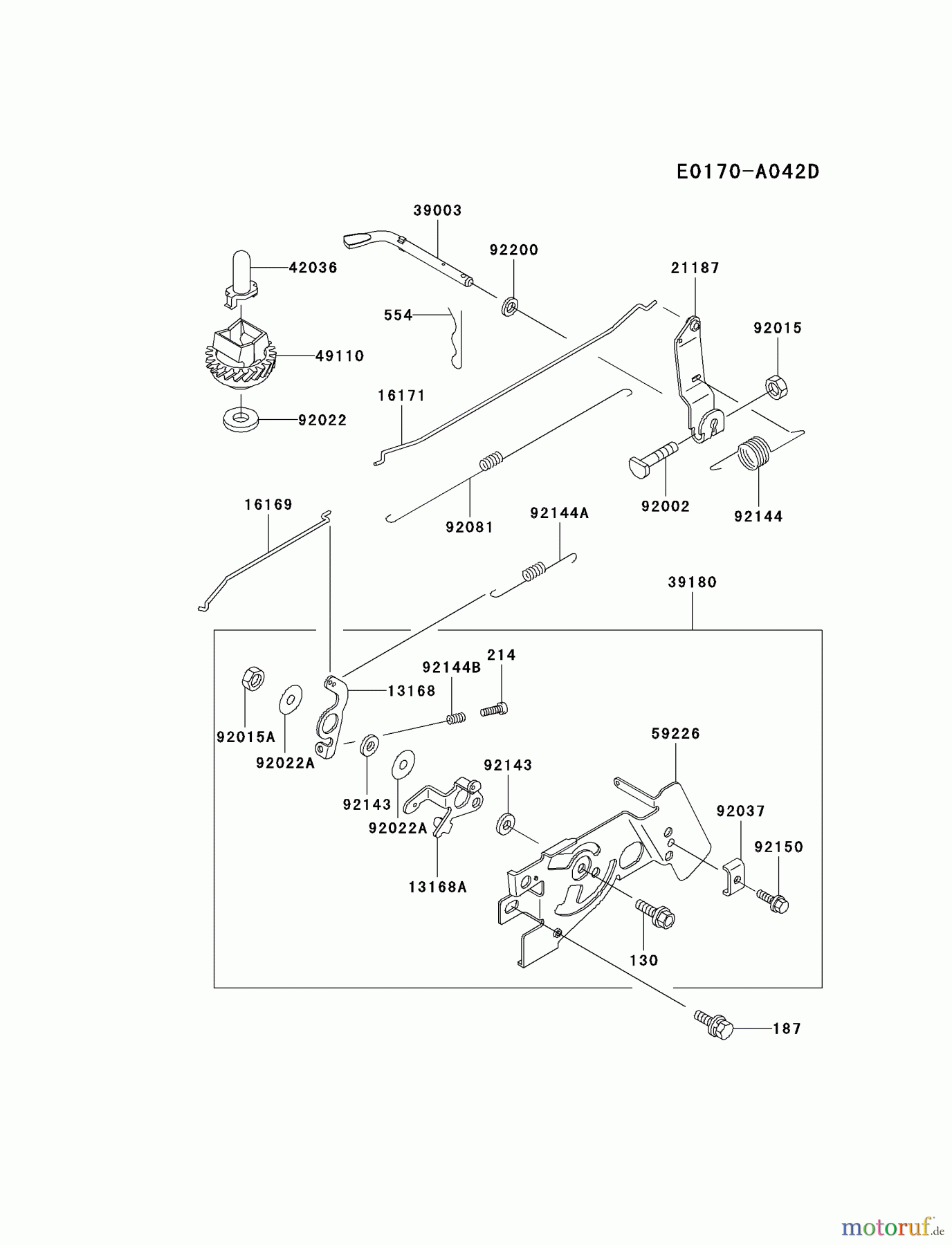 Kawasaki Motoren Motoren Vertikal FA210V - AS02 bis FH641V - DS24 FC150V-ES15 - Kawasaki FC150V 4-Stroke Engine CONTROL-EQUIPMENT