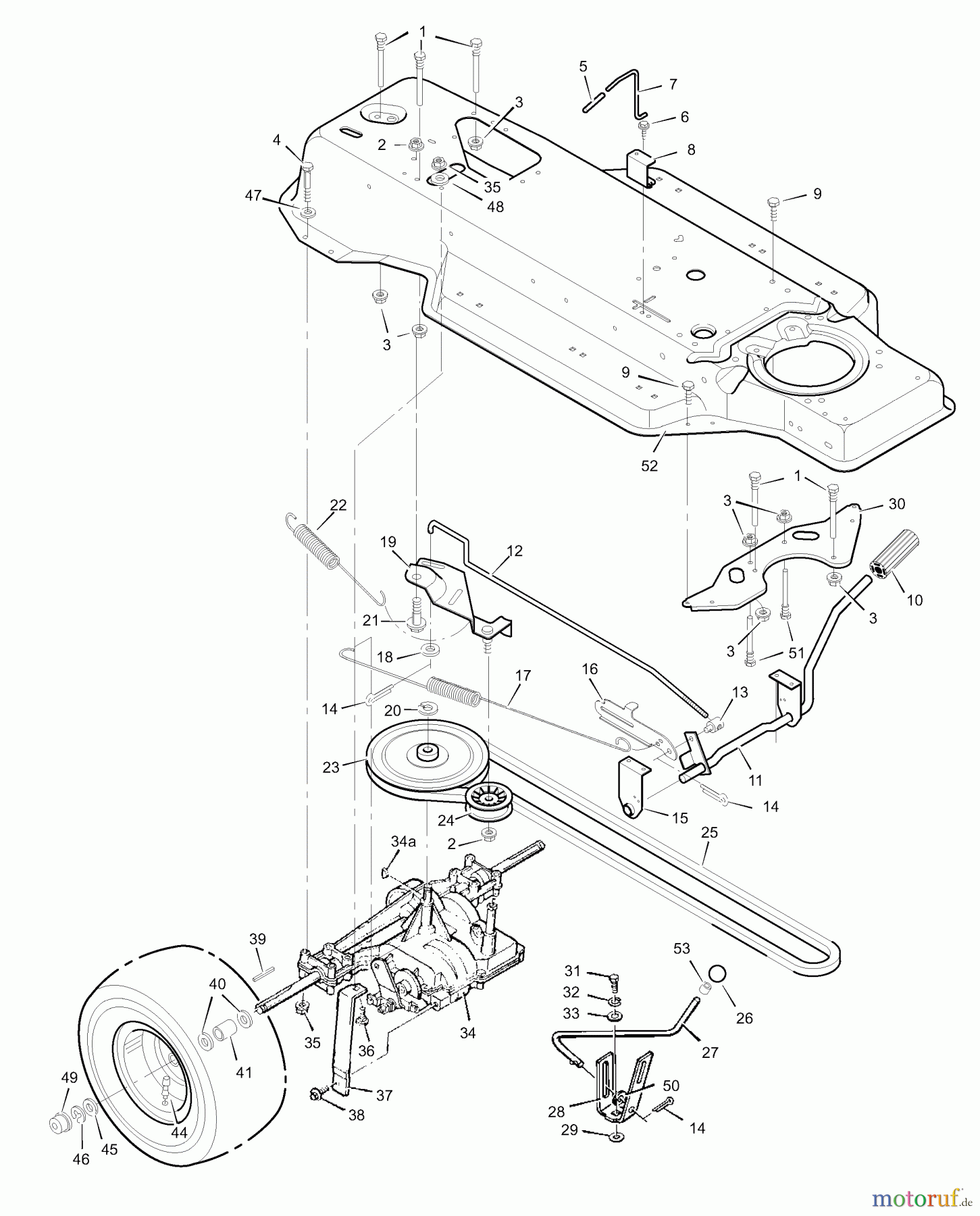  Murray Rasen- und Gartentraktoren 38713x71A - B&S/Murray 38