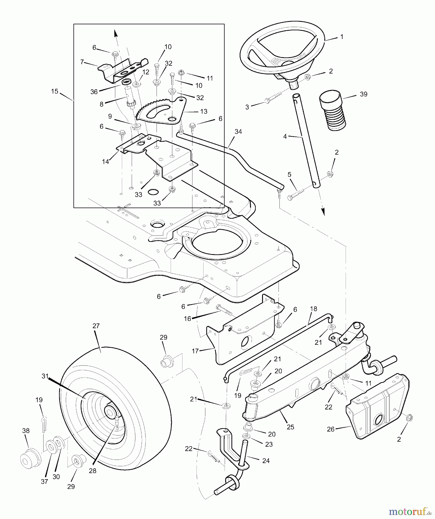  Murray Rasen- und Gartentraktoren 38715A - Murray 38