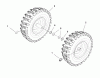 Murray ST1332S (1695443) - Frontier 32" Dual Stage Snow Thrower (2008) Listas de piezas de repuesto y dibujos Wheels and Tires Group (2987955)