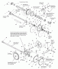 Murray 1332PE (LP1695450) - John Deere 32" Professional Snow Thrower (2008) Listas de piezas de repuesto y dibujos Traction Drive Group (2988003)