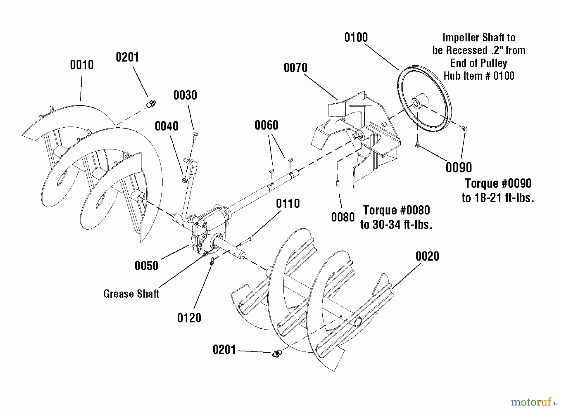  Murray Schneefräsen 1332PE (LP18979) (1695624) - John Deere 32