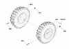 Murray 1528HD (1696157-00) - Briggs & Stratton 28" Dual Stage Snowthrower, 14.5HP (2012) Ersatzteile Wheels & Tires Group (2990485)