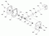 Murray 1695693 - Ultra 29" Dual Stage Snow Thrower (2009) Listas de piezas de repuesto y dibujos Gear Case Assembly (1738604)