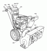 Murray 1695721 - 33" Dual Stage Snow Thrower (2009) Spareparts Decals (2988359)