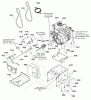 Murray 1695721 - 33" Dual Stage Snow Thrower (2009) Listas de piezas de repuesto y dibujos Engine and Frame Group (2988350)