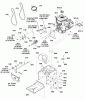 Murray 824ES (1696122) - 24" Dual Stage Snowthrower (2011) Listas de piezas de repuesto y dibujos Engine Group (2990033)
