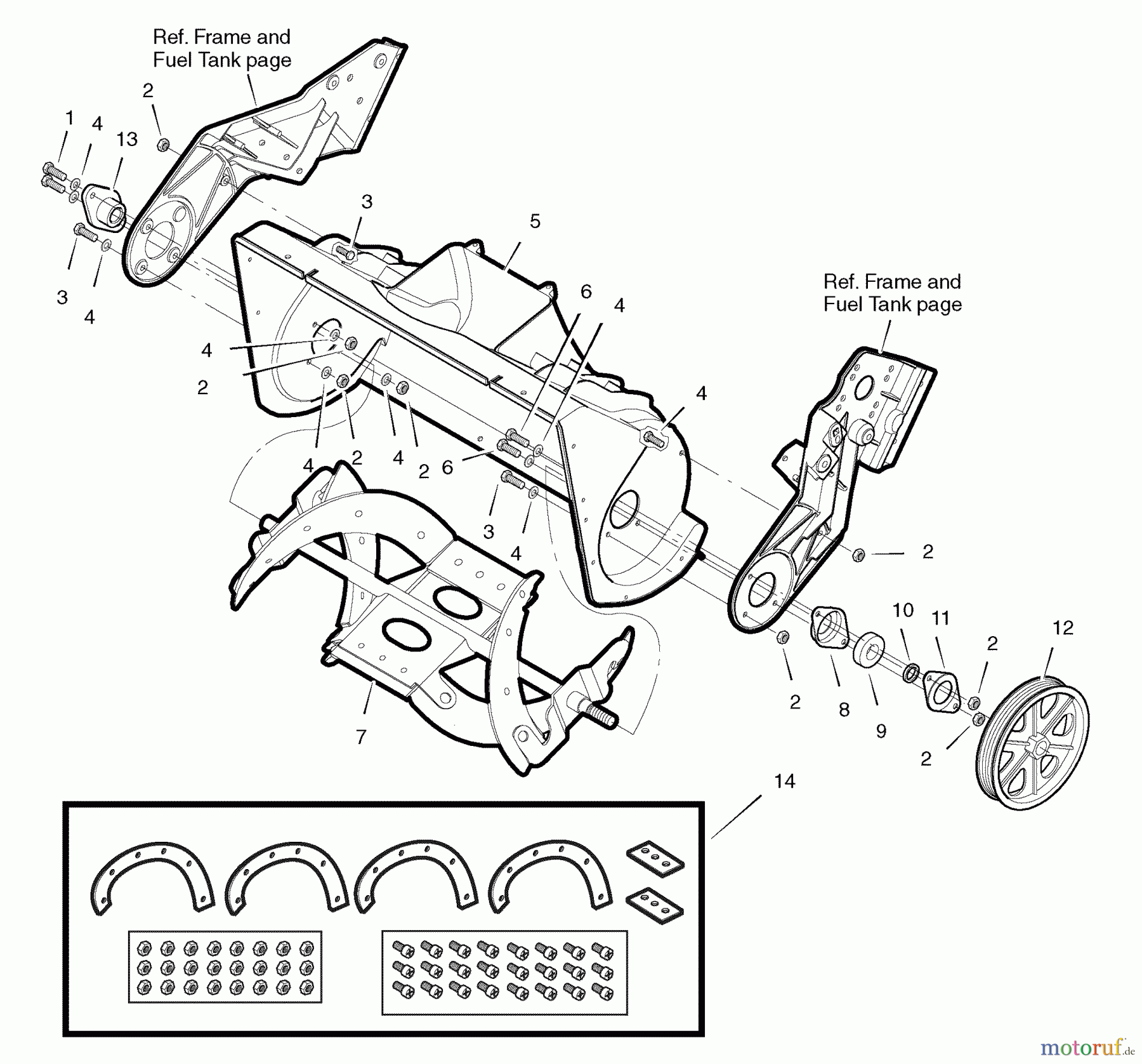  Murray Schneefräsen 536.881510 (88150100NA) - Craftsman 22