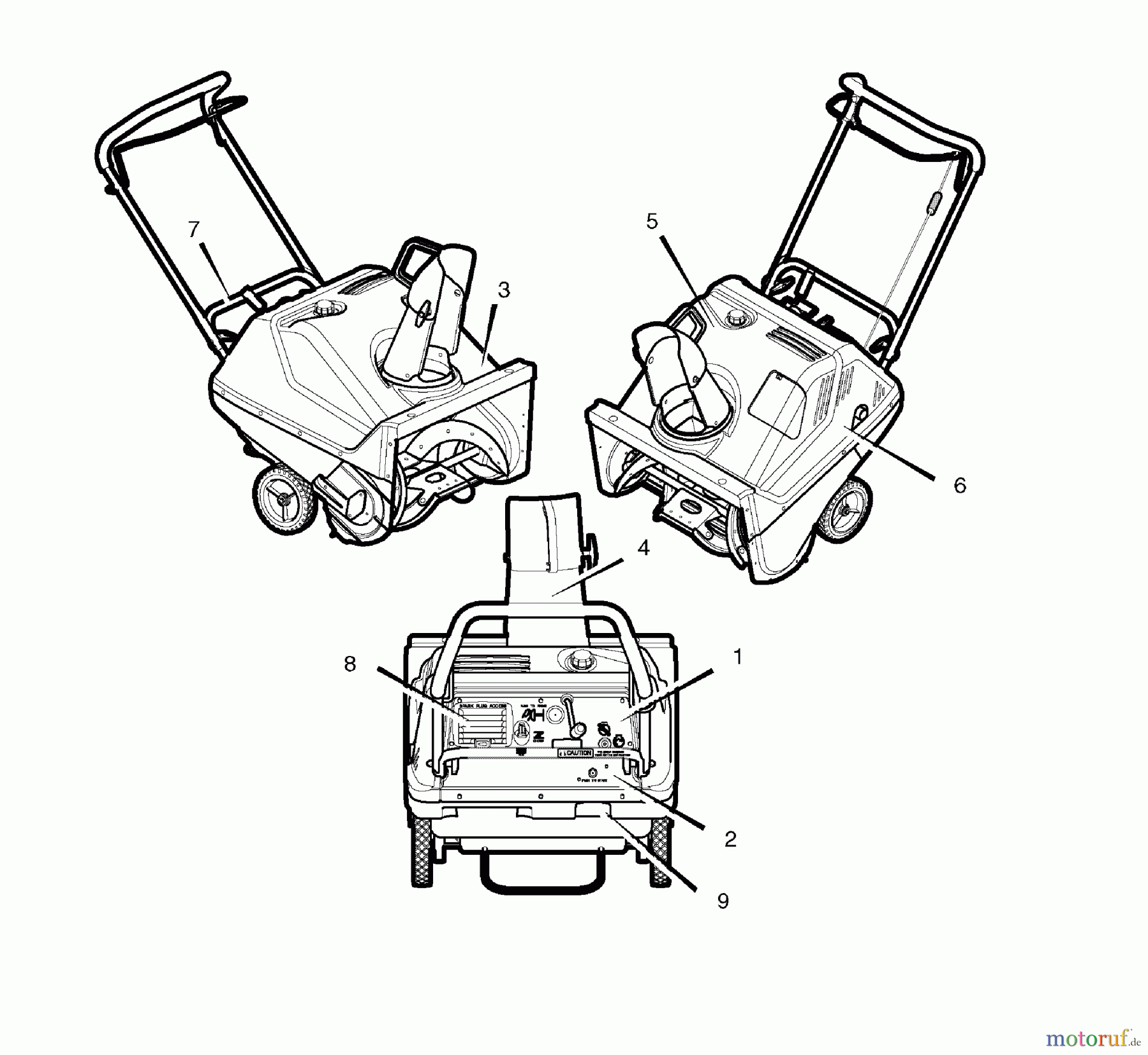  Murray Schneefräsen 536.881510 (88150100NA) - Craftsman 22