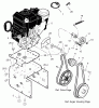 Murray 536.881750 - Craftsman 24" Dual Stage Snow Thrower (2004) (Sears) Listas de piezas de repuesto y dibujos Engine