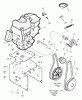 Murray 536.881950 - Craftsman 29" Dual Stage Snow Thrower (2005) (Sears) Listas de piezas de repuesto y dibujos Engine