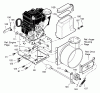 Murray 536.881950 - Craftsman 29" Dual Stage Snow Thrower (2005) (Sears) Listas de piezas de repuesto y dibujos Frame