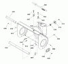 Murray 536.886180 (1696146) - Craftsman 27" Dual Stage Snow Thrower (2011) Listas de piezas de repuesto y dibujos Auger Housing Group (2990338)