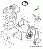Murray 536.887996 - Craftsman 29" Dual Stage Snow Thrower (2004) (Sears) Listas de piezas de repuesto y dibujos Engine
