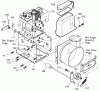 Murray 536.887996 - Craftsman 29" Dual Stage Snow Thrower (2004) (Sears) Spareparts Frame