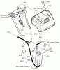 Murray 536.888110 - Craftsman 30" Dual Stage Snow Thrower (2004) (Sears) Pièces détachées Remote Chute Control