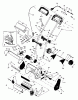 Murray 615008x30 - 15" Single Stage Snow Thrower (2001) Spareparts Illustration & Parts List