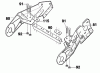 Murray 620000x30C - 20" Single Stage Snow Thrower (2001) Listas de piezas de repuesto y dibujos Frame Assembly