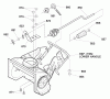 Murray 620000x30NA - 20" Single Stage Snow Thrower (2002) Listas de piezas de repuesto y dibujos Chute Control Rod Assembly