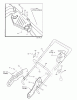Murray C950-52903-0 (1695717) - Craftsman 21" Single Stage Snow Thrower (2009) (Sears) Listas de piezas de repuesto y dibujos Handle Assembly