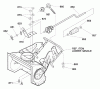Murray 620301x4NA - 20" Single Stage Snow Thrower (2002) Listas de piezas de repuesto y dibujos Chute Rod Assembly