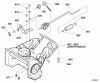 Murray 620301x4NB - 20" Single Stage Snow Thrower (2003) Listas de piezas de repuesto y dibujos Chute Rod Assembly