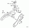 Murray 620301x4NB - 20" Single Stage Snow Thrower (2003) Listas de piezas de repuesto y dibujos Frame Components Assembly