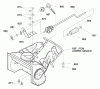 Murray 620301x4NC - 20" Single Stage Snow Thrower (2004) Listas de piezas de repuesto y dibujos Chute Rod Assembly