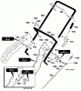 Murray 620301x79D - B&S/ 20" Single Stage Snow Thrower (2000) (Spirit) Listas de piezas de repuesto y dibujos Handle Assembly