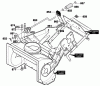 Murray 621450x4D - 21" Single Stage Snow Thrower (2000) Pièces détachées Chute Rod Assembly