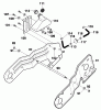 Murray 621450x4D - 21" Single Stage Snow Thrower (2000) Listas de piezas de repuesto y dibujos Frame Components Assembly