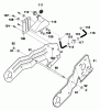 Murray 621450x4NA - 21" Single Stage Snow Thrower (2002) Listas de piezas de repuesto y dibujos Frame Components Assembly