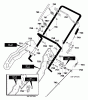 Murray 621451x83NA - B&S/ 21" Single Stage Snow Thrower (2005) (Walmart) Listas de piezas de repuesto y dibujos Handle Assembly