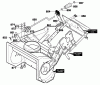 Murray 621500x89A - Yard King Performance 21" Single Stage Snow Thrower (2000) Pièces détachées Chute Rod Assembly