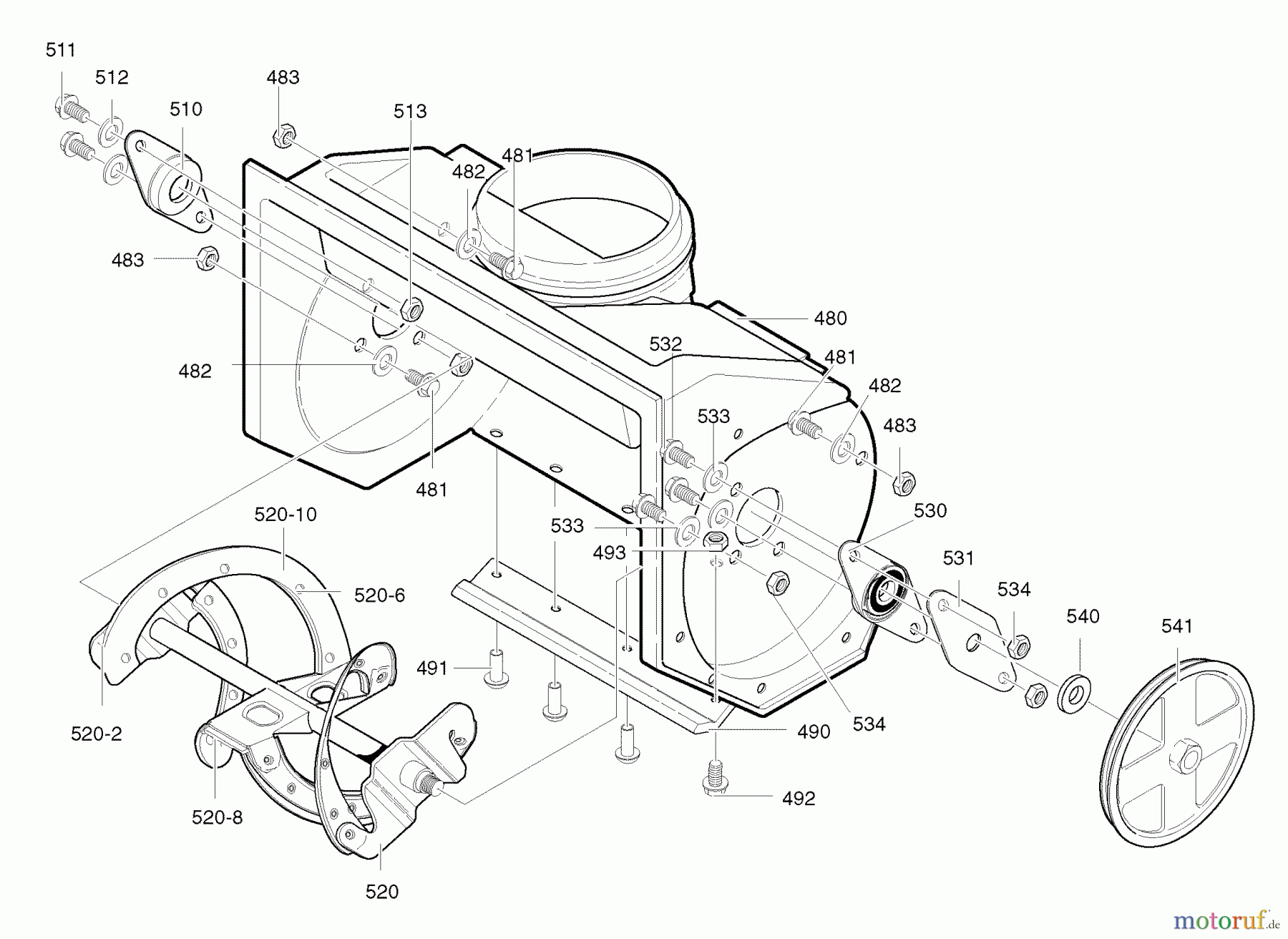  Murray Schneefräsen 621501x31NB - Scotts 21