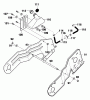 Murray 621501x4NA - 21" Single Stage Snow Thrower (2004) Listas de piezas de repuesto y dibujos Frame Components Assembly