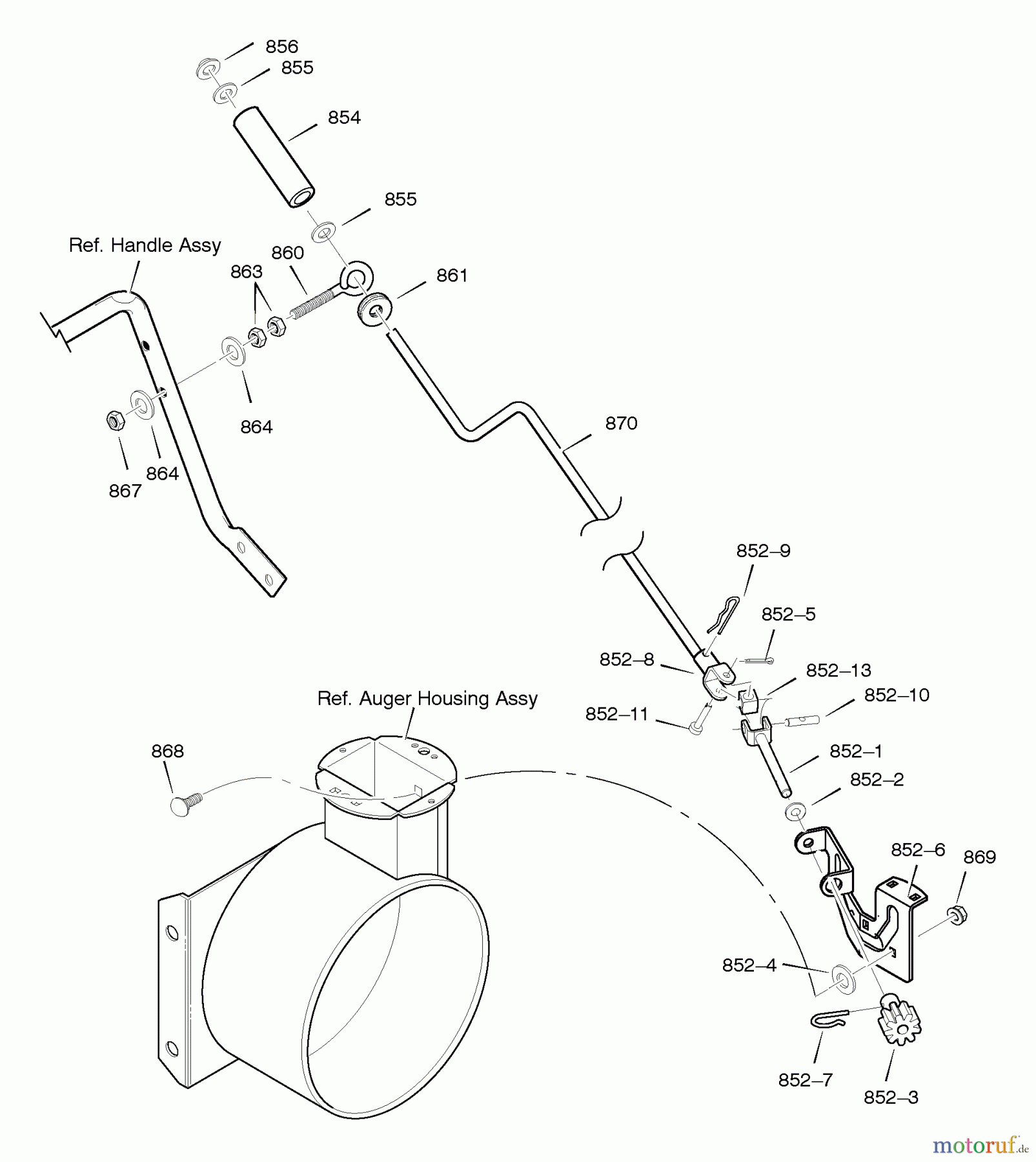  Murray Schneefräsen 622505x0B - B&S/Murray 22