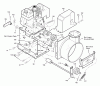 Murray 624504x4B - 24" Dual Stage Snow Thrower (2002) Listas de piezas de repuesto y dibujos Frame