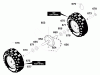 Murray 624508x4B - 24" Dual Stage Snow Thrower (2000) Listas de piezas de repuesto y dibujos Wheels