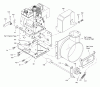 Murray 624604x0C - B&S/ 24" Dual Stage Snow Thrower (2004) (Northern Tool) Listas de piezas de repuesto y dibujos Frame