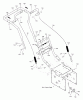 Murray 624604x43A - Yard King 24" Dual Stage Snow Thrower (2003) Listas de piezas de repuesto y dibujos Handle Assembly