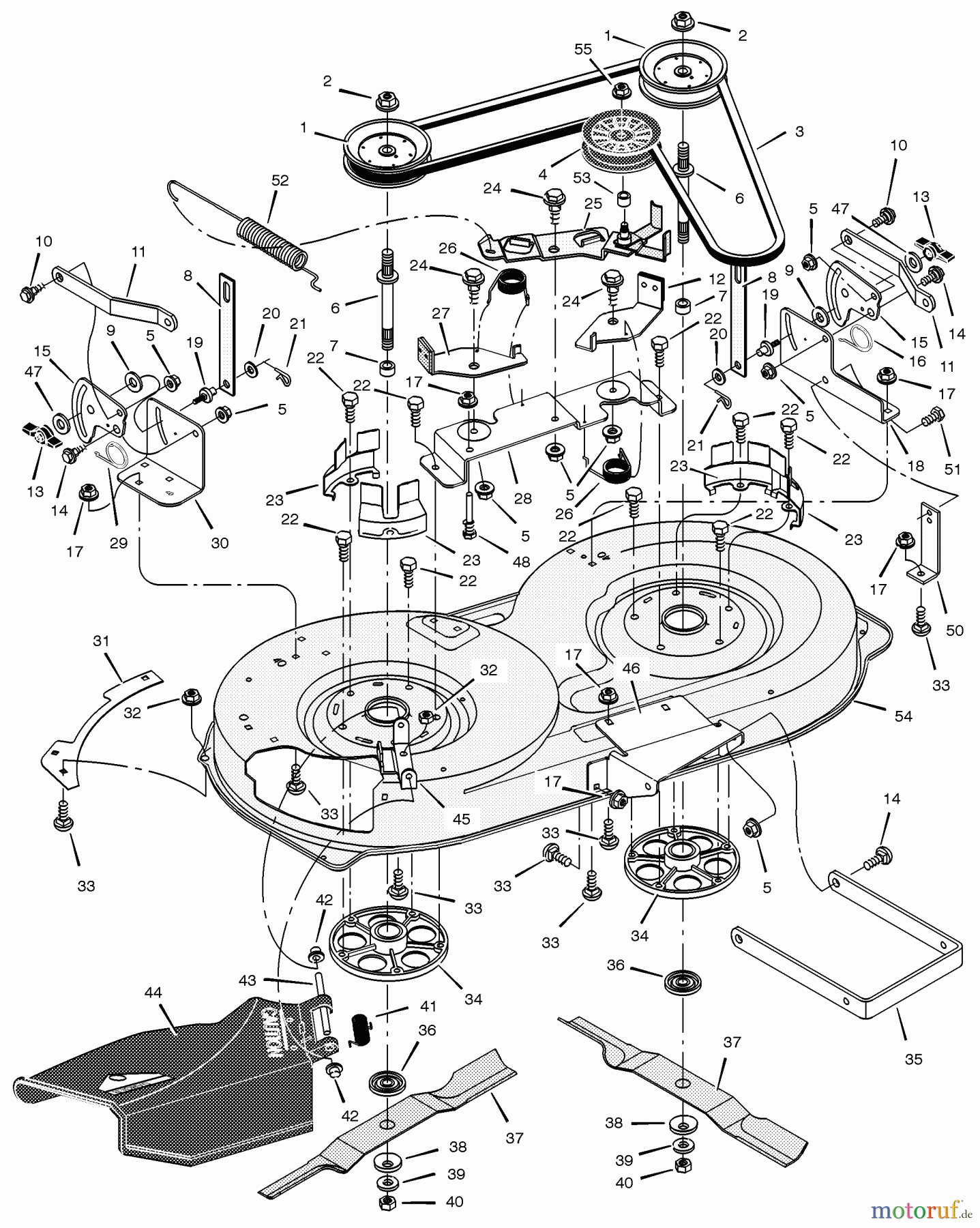  Murray Rasen- und Gartentraktoren 405015x92A - B&S/Murray 40