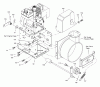 Murray 624808x4F - 24" Dual Stage Snow Thrower (2005) Listas de piezas de repuesto y dibujos Frame