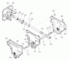 Murray 624808x4NA - 24" Dual Stage Snow Thrower (2003) Listas de piezas de repuesto y dibujos Gear Case